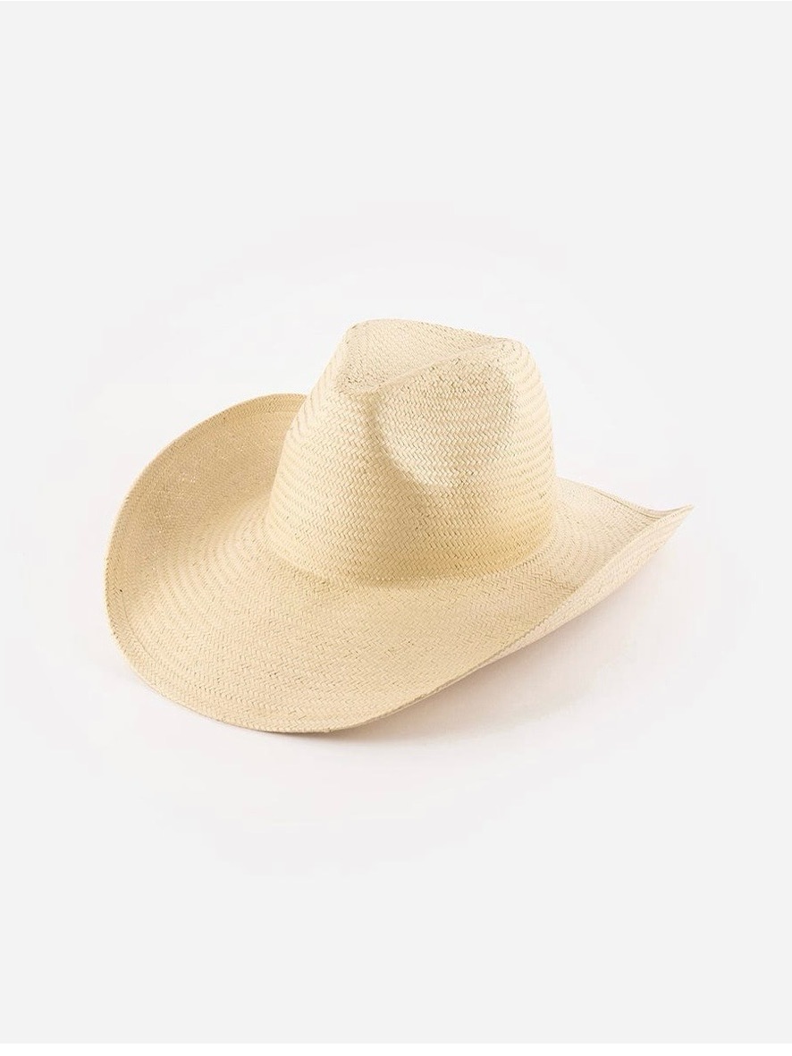 Gigi Pip Rhett Straw Cowboy Hat - Natural